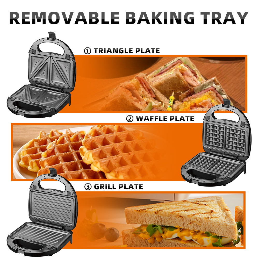 HALEY 3-in-1 Sandwich Maker
